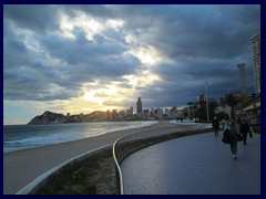 West part 10 - Poniente Beach with it's designed curved terraces