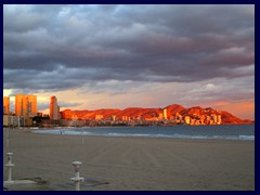 West part 28 - Poniente Beach at sunset