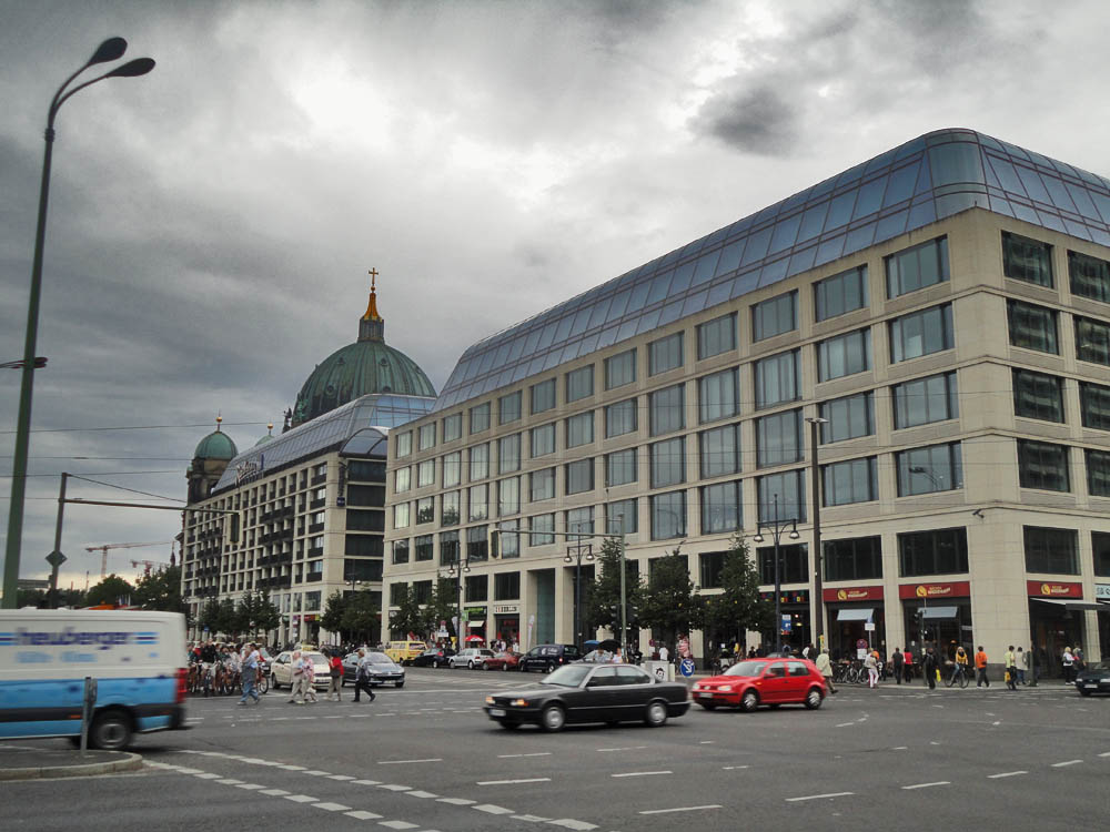 Berlin Alexanderplatz Fernsehturm World Clock Marx Engels Forum