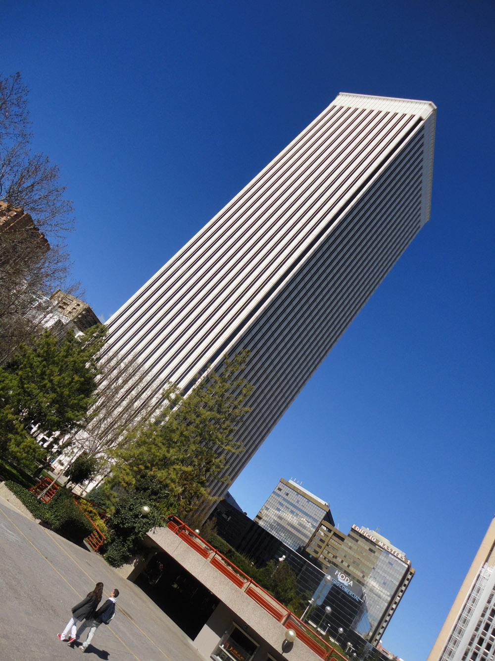 Madrid Azca District Torre Picasso Hospital De Maudes Bernabeu Stadium