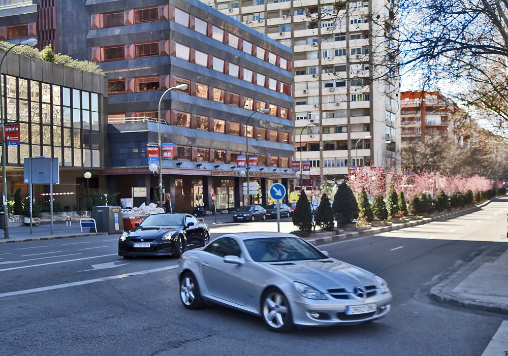 Madrid Azca District Torre Picasso Hospital De Maudes Bernabeu Stadium