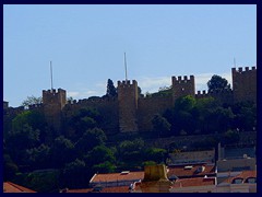 Castello de Sao Jorge from Rossio Station