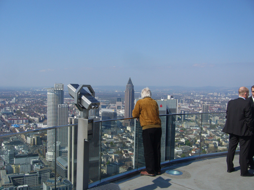 Frankfurt Skyline Views From Main Tower