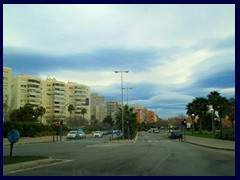 Playa de San Juan 10 - filled with palms, wide roads modern apartment blocks, most of them in pretty dull style.