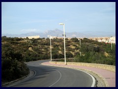 Castillo de Santa Barbara 93 - we walked down this winding road from Mount Benacantil