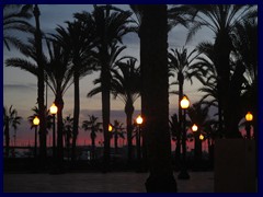 Alicante at sunset 03  - La Explanada