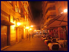 Alicante by night 40 - Carrer Castaños, pedestrian street