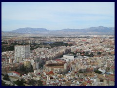 View from Santa Barbara Castle 16 - North central parts and the neighbouring town/suburb Sant Vincent de Raspeig