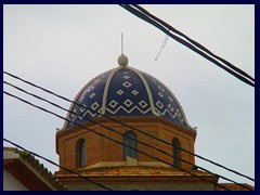 Altea Old Town 15 - La Mare de Déu del Consol (Our Lady of Solace) with it's blue tile cupola.