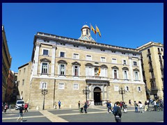 Palau de la Generalitat de Catalunya, Plaza de Sant Jaume