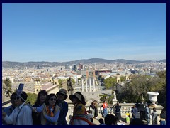 Placa d'Espanya, Montjuic