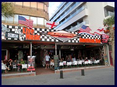 Central part, Playa de Levante 46 - Daytona American Bar offers rock cover bands.