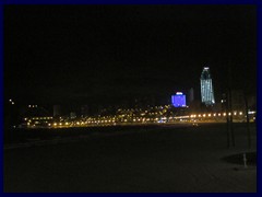 Benidorm by night 34 - Poniente Beach, skyline of West Benidorm with Gran Hotel Bali