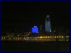 West Benidorm by night 36 - Gran Bali and Torre Dorada, the only illuminated buildings 