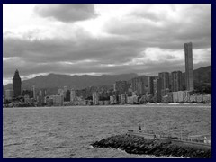 Skyline views from Cala Mal Pas 06 - West part of the skyline with the 2 tallest buildings