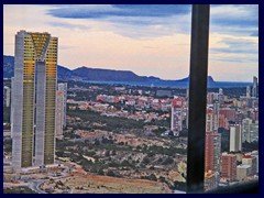 Skyline views from Gran Hotel Bali 36 - Intempo, Spain's tallest residential building