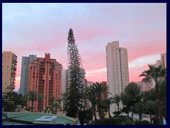 Skyline views from Palm Beach Hotel 05 - Sunrise over the East part