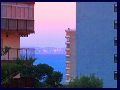 Skyline views from Palm Beach Hotel 08 - Sunrise over the East part