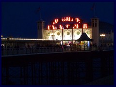 Brighton Palace Pier at night