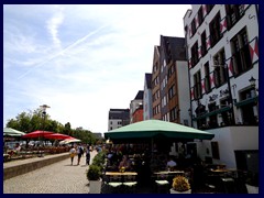 Fischmarkt restaurants, Rhine riverside