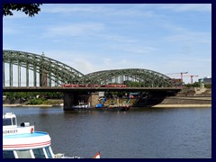 Am Leystapel, Rhine riverside 04 - Hohenzoller Bridge