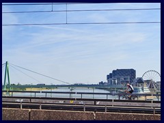 Crane houses, Severin bridge, Deutz bridge