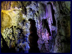 Cuevas de Canelobre  - the caves are illuminated in beautiful colours. 