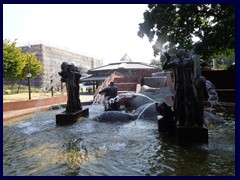 Gauklerbrunnen, Stadtgarten Dortmund (City Park) 