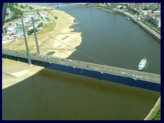 Rheinturm and its views 32 - Rheinkniebrücke