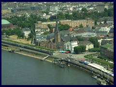 Rheinturm and its views 36 - Altstadt, Rheinuferpromenade