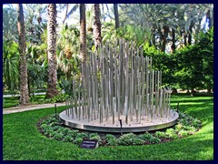 Huerto del Cura 43 - "Tower of Babel", sculpture by  Alicante artist Eusebio Sempere. 
