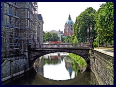 Mitte (city center) and Leine river 39