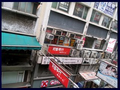 View from Central-Mid-Levels Escalator.