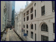 Hollywood Road seen from Central Escalator.