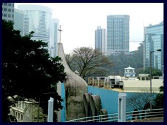 St Joseph's Church. A modern and colourful catholic church , built in 1968, at Garden Road.