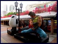Avenue of Comic Stars is a permanent exhibition in Kowloon Park since 2012.