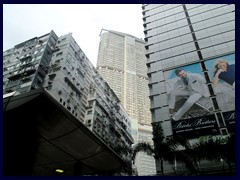 Nathan Road with The Masterpiece skyscraper in the middle.