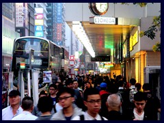 Nathan Road. The Mong Kok area is among the most crowded places in the world! 