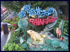 Rainforest, Ocean Park. Unfortunately it had already closed!