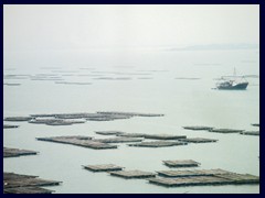 Fishing nets near Lantau Island.