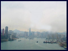 Tsuen Wan seen from a highway bridge.