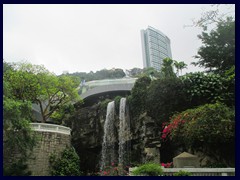 Waterfall, Hong Kong Park.