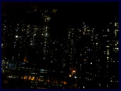 Night view of Sheung Wan from the hotel.