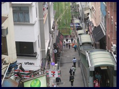 Central - Mid-Levels Escalator passing SoHo.