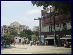 Stanley Plaza, the mall in the center of Stanley.