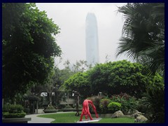 Nice garden near Central Plaza, Wan Chai 