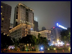 Peninsula Hotel and Sheraton at Salisbury Road.