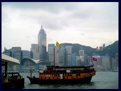 Cable cars bring people from Tung Chung to the Great Buddha on Lantau Island. It is pretty expensive, and not included in the Octupus card.