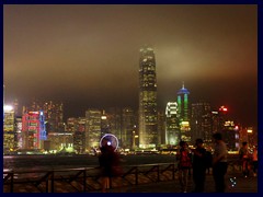 Central Hong Kong Island skyline by night, seen from Avenue of the Stars, Tsim Sha Tsui