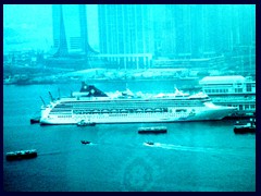 Cruice ship at Kowloon
